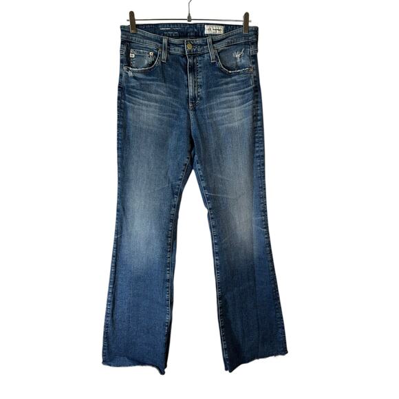 Adriano Goldschmied AG ED Denim Farrah Bootcut Jeans High Rise Med Wash 30x32 - Picture 1 of 15